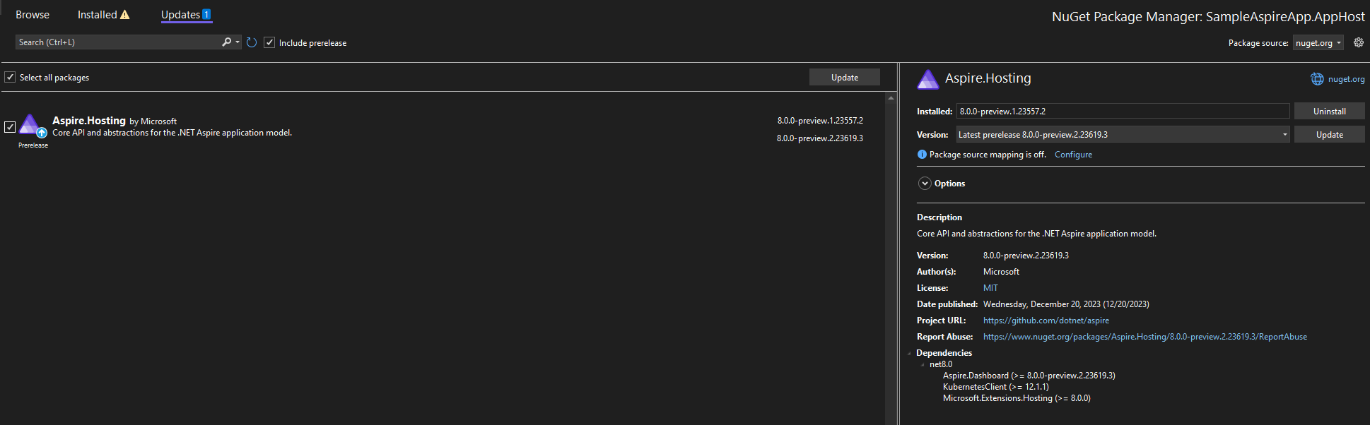 Adding a Qwik project to .NET Aspire